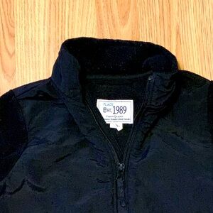 Place EST 1989 Black Fleece Jacket w/ Zipper Closure - Youth Small (5/6)
